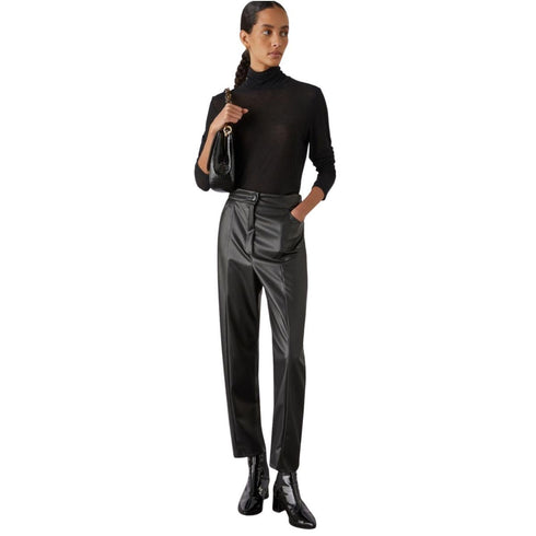 Dolcevita misto cashmere in tinta unita Nero EMME MARELLA- Francavilla Moda